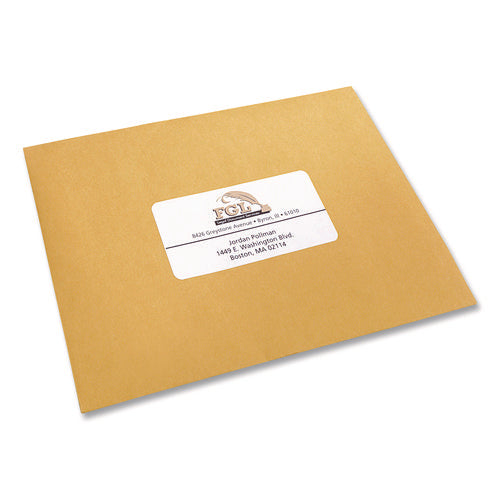 Image of Avery® Mini-Sheets Mailing Labels, Inkjet/laser Printers, 2 X 4, White, 4/sheet, 25 Sheets/pack