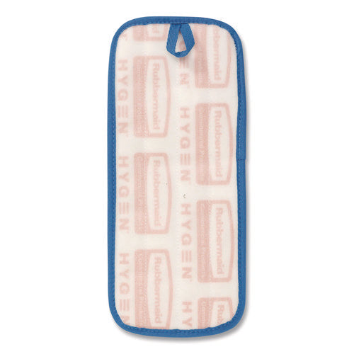 Image of Rubbermaid® Commercial Microfiber Wall/Stair Wet Mopping Pad, 13.75 x 5.5 x 0.5, Blue