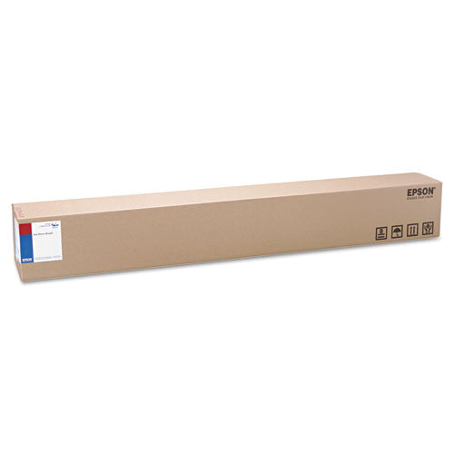Image of Epson® Hot Press Bright Fine Art Paper Roll, 16 Mil, 44" X 50 Ft, Smooth Matte White
