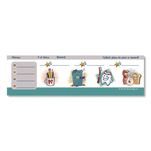 Image of The Board Dudes Magnetic Dry-Erase Colors Chore Chart, 11 x 14