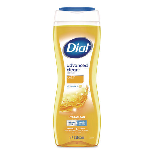 Image of Dial® Body Wash Advanced Clean Gold, Original Gold, 16 oz, 6/Carton