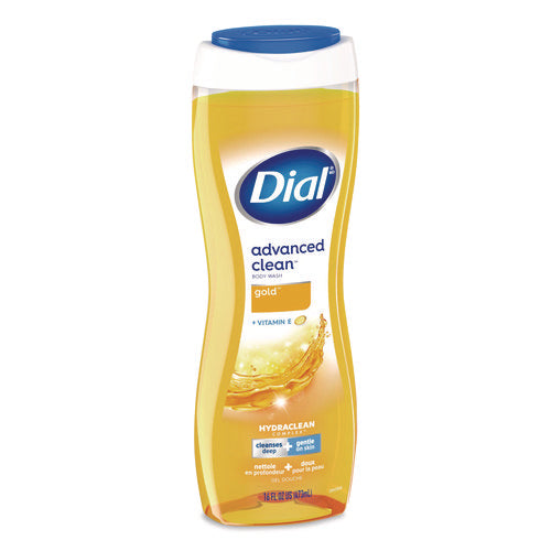 Image of Dial® Body Wash Advanced Clean Gold, Original Gold, 16 oz, 6/Carton
