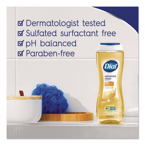 Image of Dial® Body Wash Advanced Clean Gold, Original Gold, 16 oz, 6/Carton