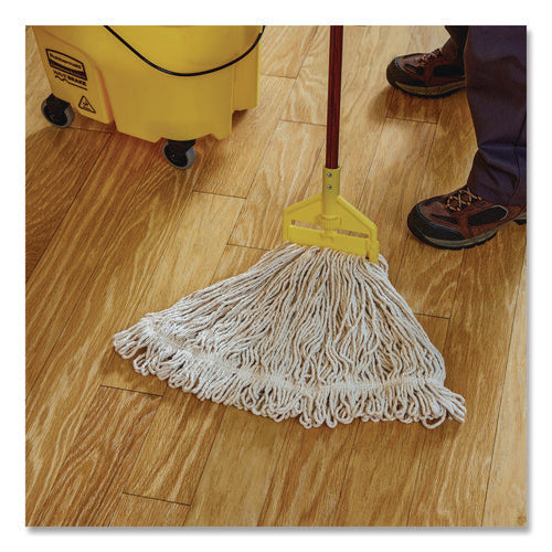 Image of Rubbermaid® Commercial Super Stitch Blend Mop, Cotton/Synthetic, White