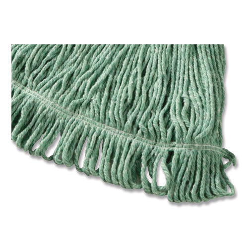 Image of Rubbermaid® Commercial Super Stitch Blend Mop, Medium, Cotton/Synthetic, Green