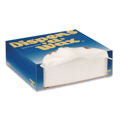 Image of Dixie® Dispens-A-Wax Waxed Deli Patty Paper, 6 x 6, 1,000/Box, 10 Boxes/Carton