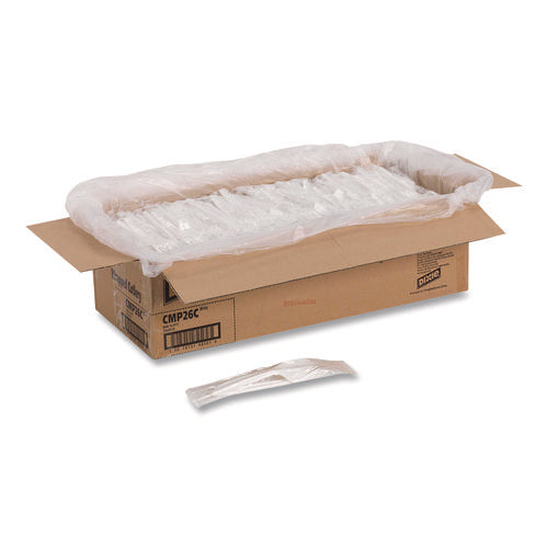 Image of Dixie® Mediumweight Polypropylene Cutlery, Fork/Knife/Teaspoon, Plastic, White, 250/Carton