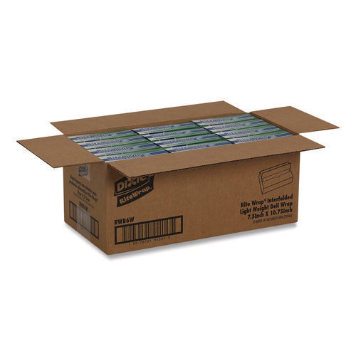 Image of Dixie® Dispens-A-Wax Waxed Deli Patty Paper, 10.75 x 7.5, 500/Box, 12 Boxes/Carton