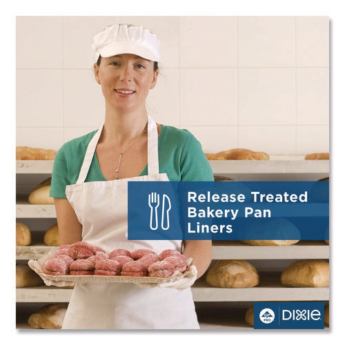 Image of Dixie® Greaseproof Liftoff Pan Liner, 24.38 x 16.38, 1,000/Carton