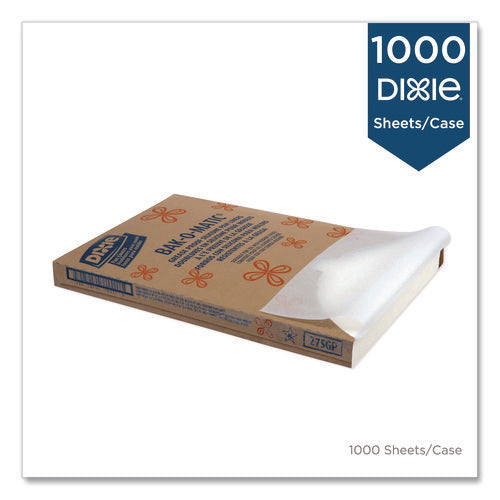 Image of Dixie® Greaseproof Liftoff Pan Liner, 24.38 x 16.38, 1,000/Carton