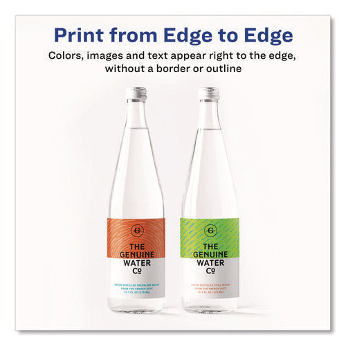 Image of Avery® Vibrant Laser Color-Print Labels w/ Sure Feed, 1.25 x 2.38, White, 450/Pack
