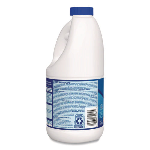 Image of Clorox® Concentrated Regular Disinfecting Bleach, 43 oz Bottle, 6/Carton