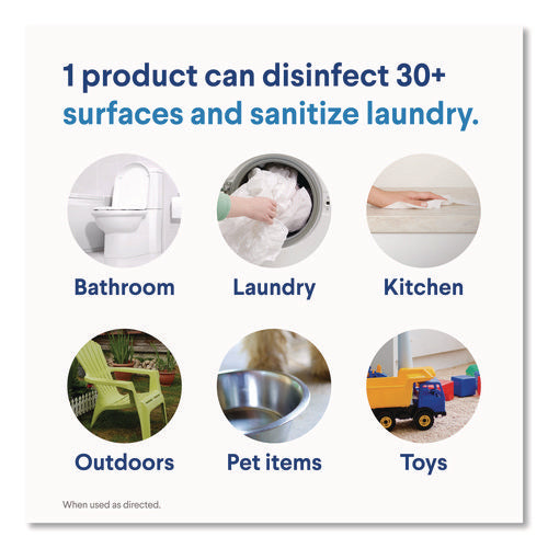Image of Clorox® Concentrated Regular Disinfecting Bleach, 43 oz Bottle, 6/Carton