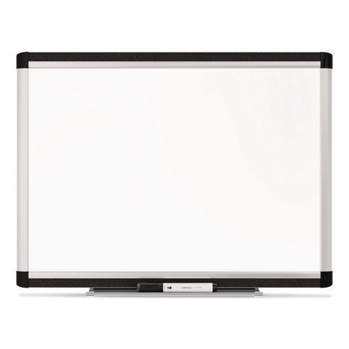 Image of U Brands PINIT Magnetic Dry Erase Board, 24" x 18" (Actual Size: 23" x 17"), White Surface, Satin Aluminum Frame