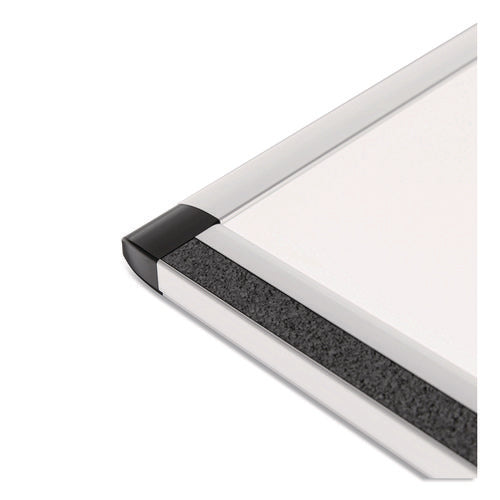 Image of U Brands PINIT Magnetic Dry Erase Board, 24" x 18" (Actual Size: 23" x 17"), White Surface, Satin Aluminum Frame