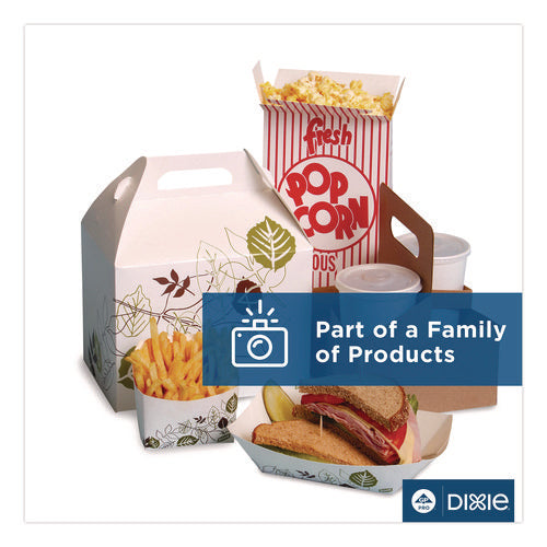 Image of Dixie® Mediumweight Polypropylene Cutlery, Individually Wrapped, Fork, Plastic, White, 1000/Carton