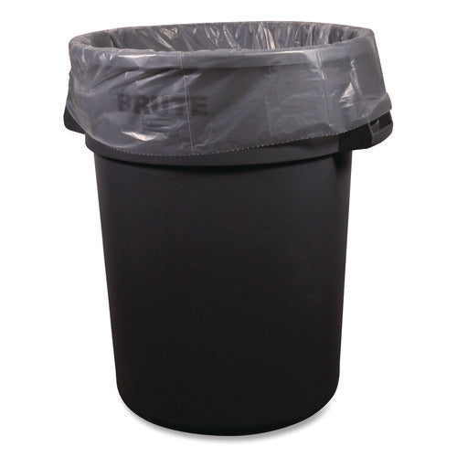 Image of Boardwalk® Low-Density Waste Can Liners, 60 gal, 0.9 mil, 38 x 58, Clear, Perforated Roll, 100/Carton