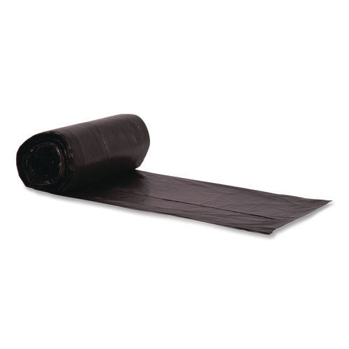 Image of Heritage X-Liner Reprocessed Liners, 60 gal, 2 mil, 38 x 58, Black, Perforated Roll, 100/Carton