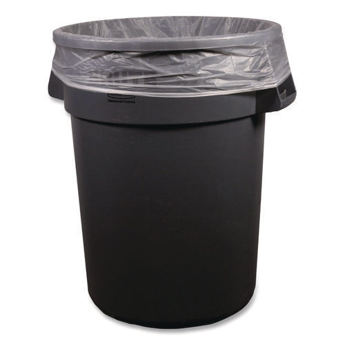 Image of Boardwalk® High-Density Can Liners, 56 gal, 16 mic, 43 x 48, Natural, Perforated Roll, 200/Carton