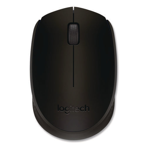 Image of Logitech® M170 Wireless Mouse, 2.4 GHz Frequency/33 ft Wireless Range, Left/Right Hand Use, Black