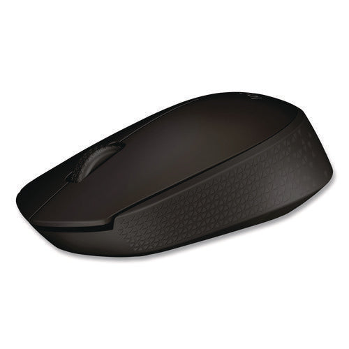 Image of Logitech® M170 Wireless Mouse, 2.4 GHz Frequency/33 ft Wireless Range, Left/Right Hand Use, Black