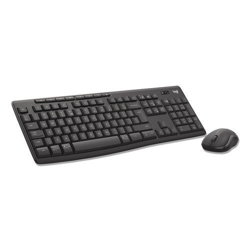 Image of Logitech® MK370 Combo for Business, 33 ft Wireless Range, Graphite