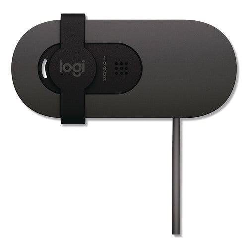 Image of Logitech® Brio 105 Business Webcam, 1920 pixels x 1080 pixels, 2 Mpixels, Black