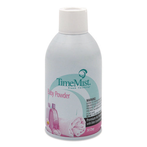 Image of TimeMist® Premium Metered Air Freshener Refill, Baby Powder, 7.1 oz Aerosol Spray