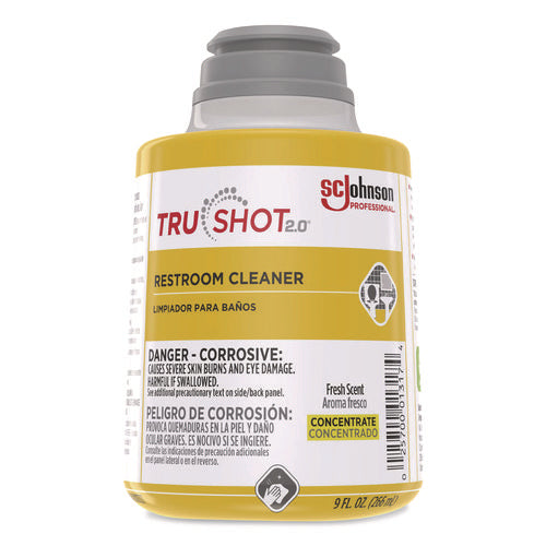 Image of SC Johnson Professional® TruShot 2.0 Restroom Cleaner, Fresh Scent, 9 oz Cartridge, 4/Carton