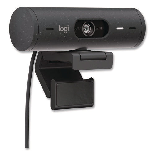 Image of Logitech® Brio 505 Plug and Play Webcam, 1920 pixels x 1080 pixels, 4 Mpixels, Graphite