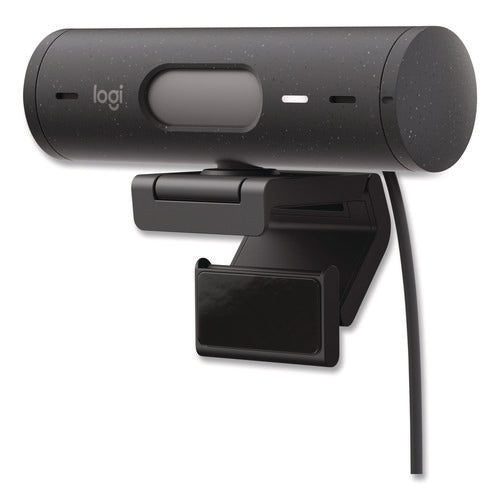 Image of Logitech® Brio 505 Plug and Play Webcam, 1920 pixels x 1080 pixels, 4 Mpixels, Graphite
