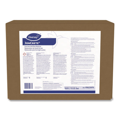 Image of Diversey JonCrete Concrete and Floor Restorer, Fresh Scent, 5 gal Envirobox