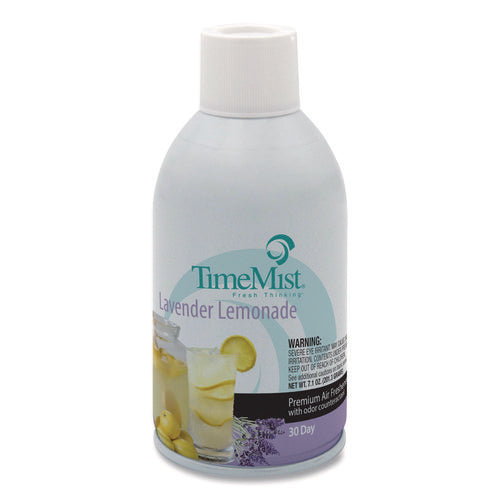 Image of TimeMist® Premium Metered Air Freshener Refill, Lavender Lemonade, 7.1 oz Aerosol Spray, 12/Carton