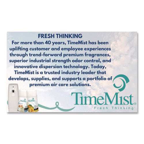 Image of TimeMist® Premium Metered Air Freshener Refill, Clean N Fresh, 7.1 Oz Aerosol Spray