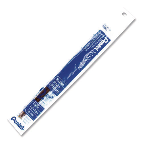 Image of Pentel® Refill for Pentel R.S.V.P. Ballpoint Pens, Medium 1 mm Conical Tip, Blue Ink, 2/Pack