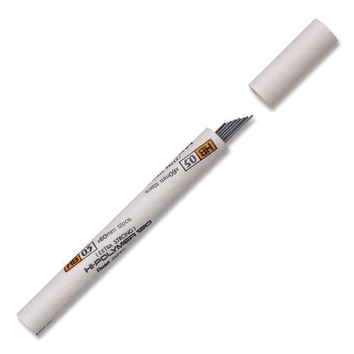 Image of Pentel® Premium Hi-Polymer Lead Refill, 0.5 mm, HB, 12/Pack