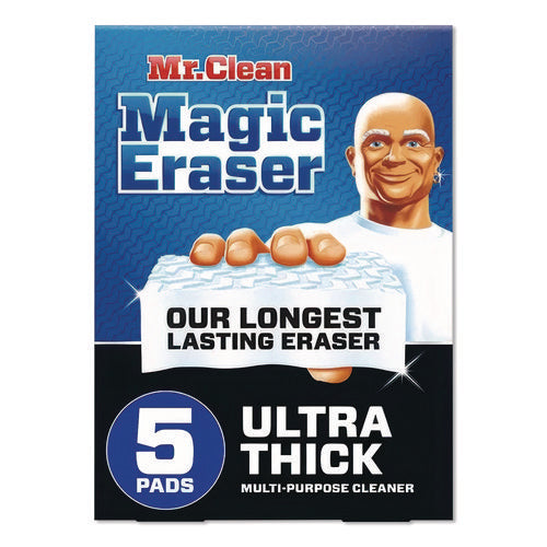 Image of Mr. Clean® Magic Eraser Ultra Thick, White, 5/Pack