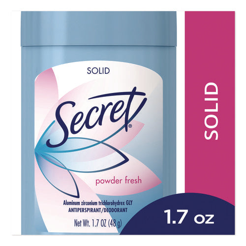 Image of Secret® Invisible Solid Anti-Perspirant and Deodorant, Fresh Scent, 1.7 oz Deodorant Stick