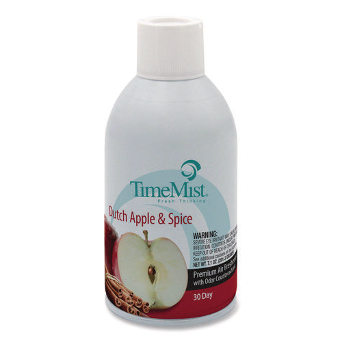 Image of TimeMist® Premium Metered Air Freshener Refill, Dutch Apple and Spice, 7.1 oz Aerosol Spray