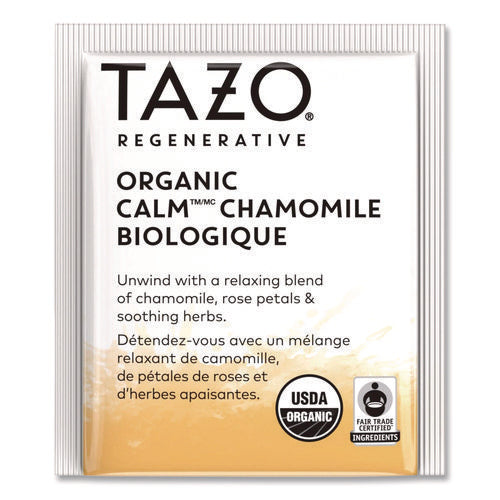 Image of Tazo® Tea Bags, Organic Calm Camomile, 16/Box