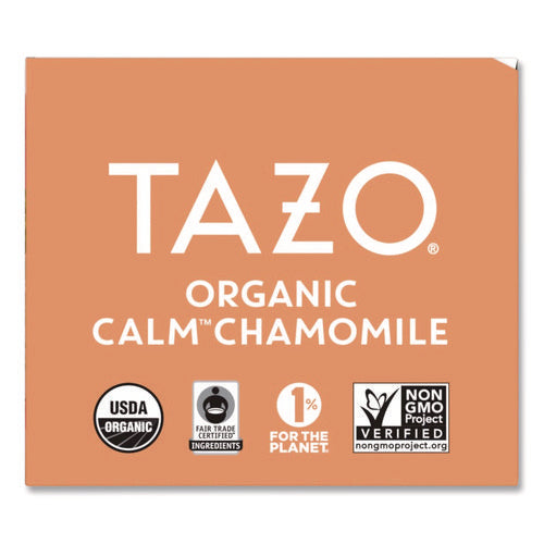 Image of Tazo® Tea Bags, Organic Calm Camomile, 16/Box