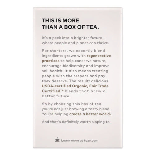Image of Tazo® Tea Bags, Organic Awake English Breakfast, 16/Box