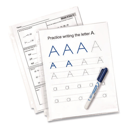 Image of Avery® Top-Load Recycled Polypropylene Sheet Protector, Semi-Clear, 100/box