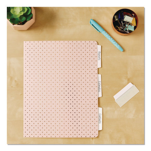 Image of Avery® Ultra Tabs Repositionable Tabs, Wide and Slim: 3" x 1.5", 1/3-Cut, White, 24/Pack