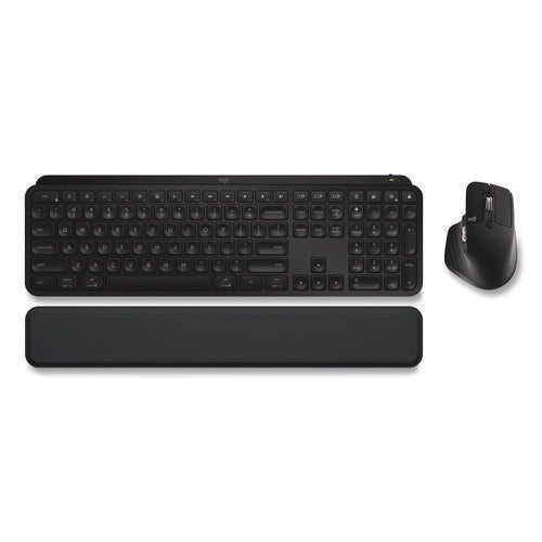 Image of Logitech® MX Keys S Combo, 33 ft Wireless Range, Black