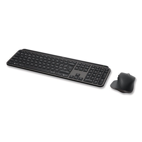 Image of Logitech® MX Keys S Combo, 33 ft Wireless Range, Black
