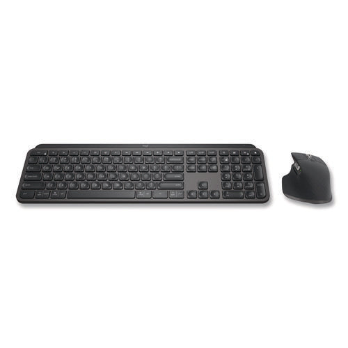 Image of Logitech® MX Keys Combo for Business Wireless Keyboard and Mouse Gen 2, 33 ft Wireless Range, Graphite