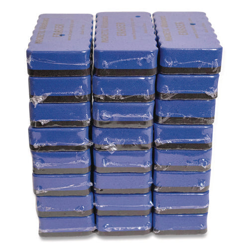 Image of TPG Creations Magnetic Whiteboard Eraser, 2 x 4 x 1, 24/Pack