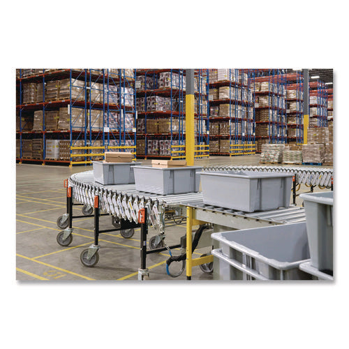 Image of Rubbermaid® Commercial Palletote Box, 1.6 cu ft, 15.5" x 19.5" x 13", Gray