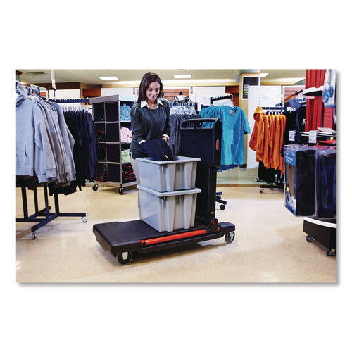 Image of Rubbermaid® Commercial Palletote Box, 1.6 cu ft, 15.5" x 19.5" x 13", Gray